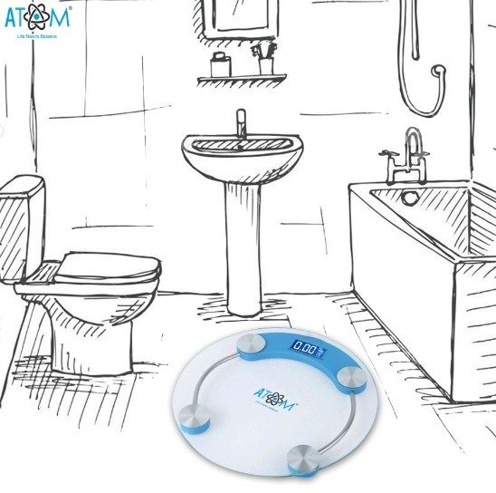 ATOM Aliston AL-510 Body Weight Scale  180Kg