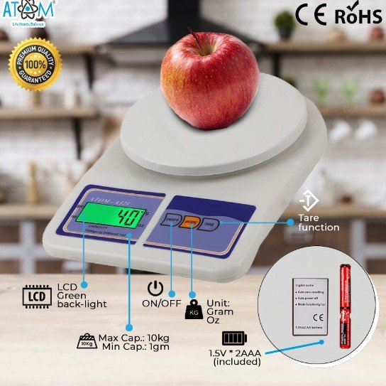 Kitchen 10KG Weight Machine Weighing Scale