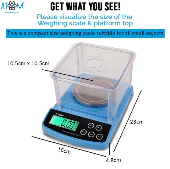 Atom Jewellery Scale A110C Weight Machine Weighing Scale
