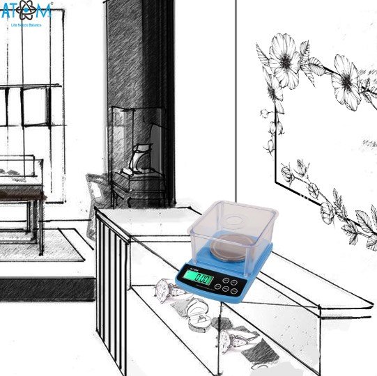 Atom Jewellery Scale A110C Weight Machine Weighing Scale