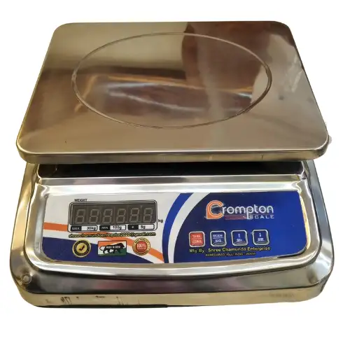Crompton 30 Kg SS Big Weight Machine Weighing Scale